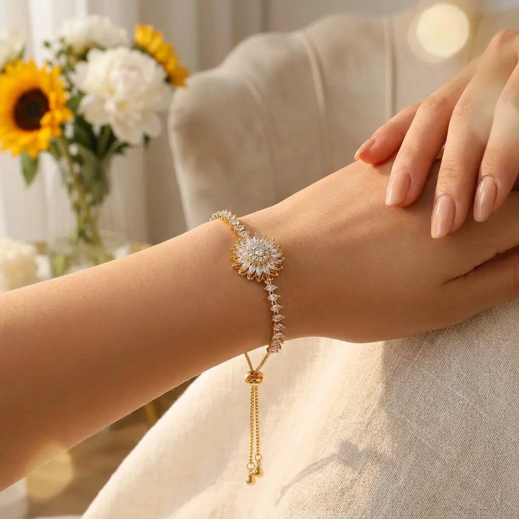 Calming Sunflower Bracelet