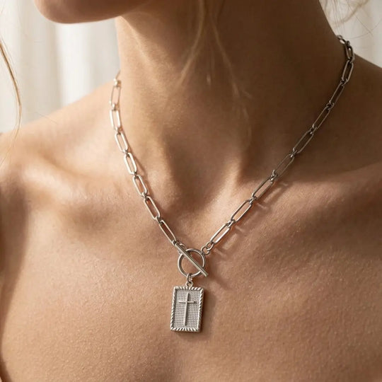 Carried By Faith Necklace — Cross Pendant